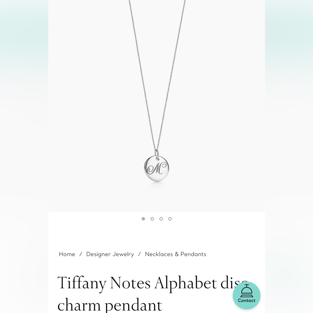Tiffany Alphabet Charm Necklace